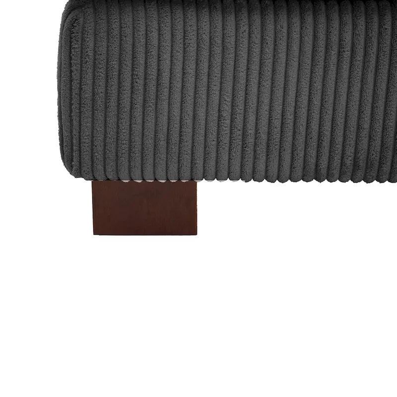 Chaise d'appoint moderne sans accoudoirs rembourrée