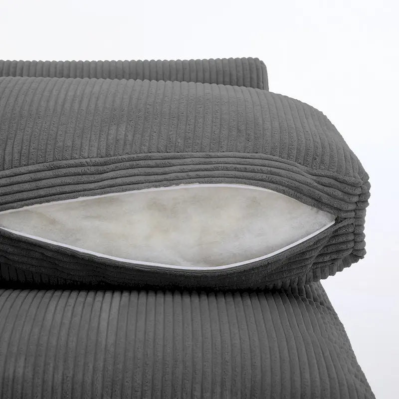Chaise d'appoint moderne sans accoudoirs rembourrée