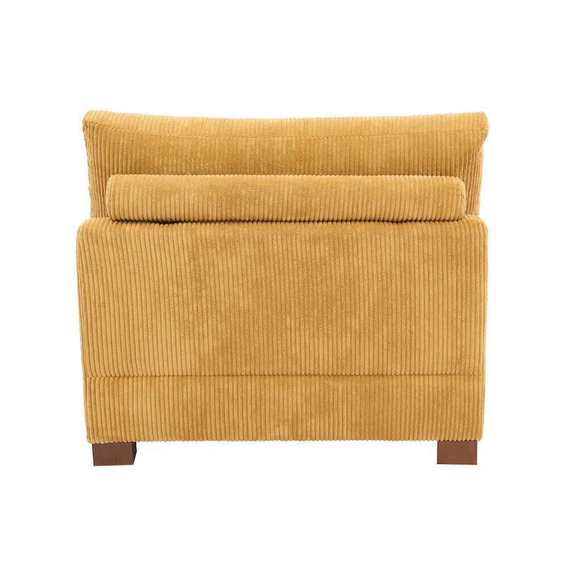 Chaise d'appoint moderne sans accoudoirs rembourrée