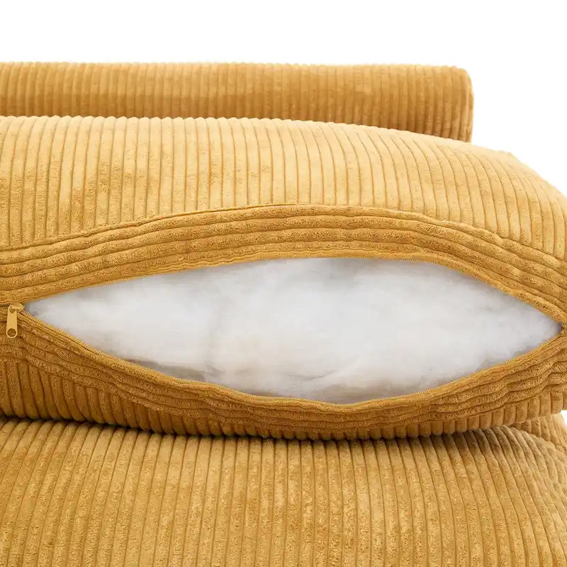 Chaise d'appoint moderne sans accoudoirs rembourrée