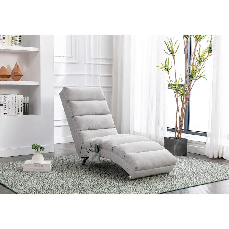 Chaise longue en lin pour l'intérieur