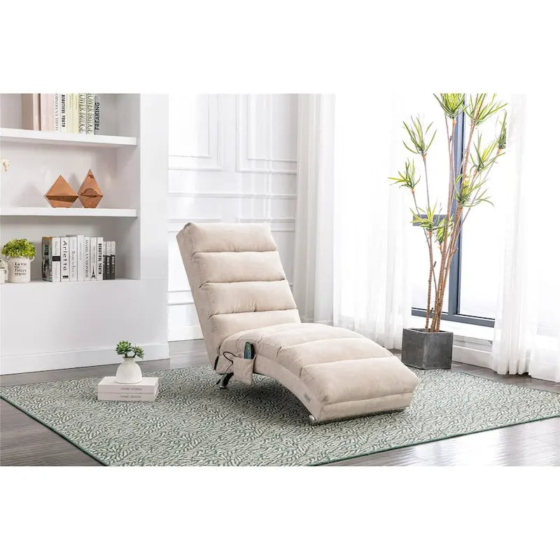 Chaise longue en lin pour l'intérieur