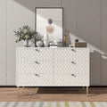 Commode en bois moderne à 6 tiroirs, bahut