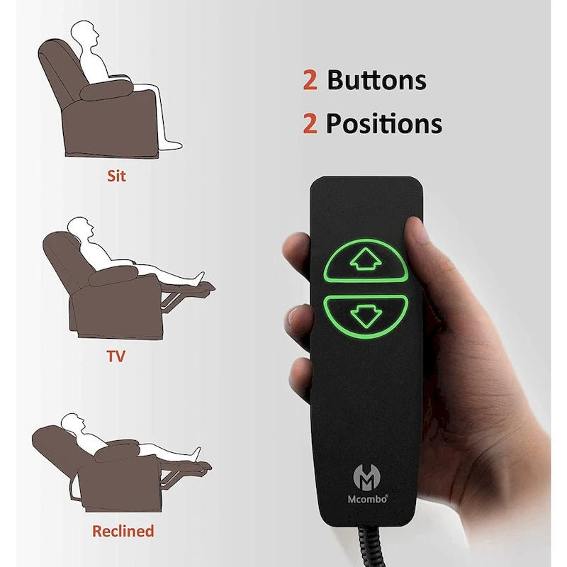 Fauteuil inclinable électrique pivotant et coulissant avec fonctions chauffante et massante, Tissu 7752