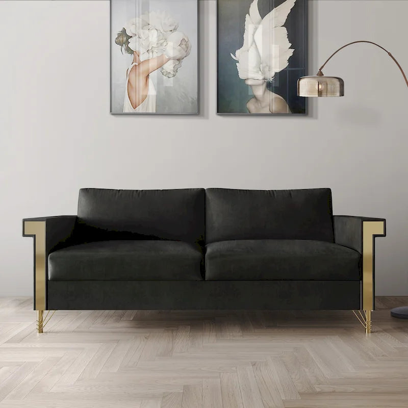 Canapé luxueux en velours