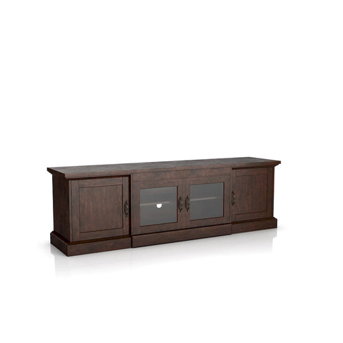 Meuble TV multifonctionnel Bick Rustic de 68 pouces avec rangement