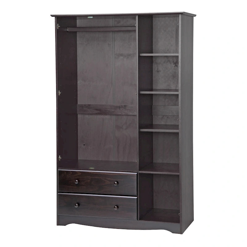 Grande armoire en bois massif à 100 %