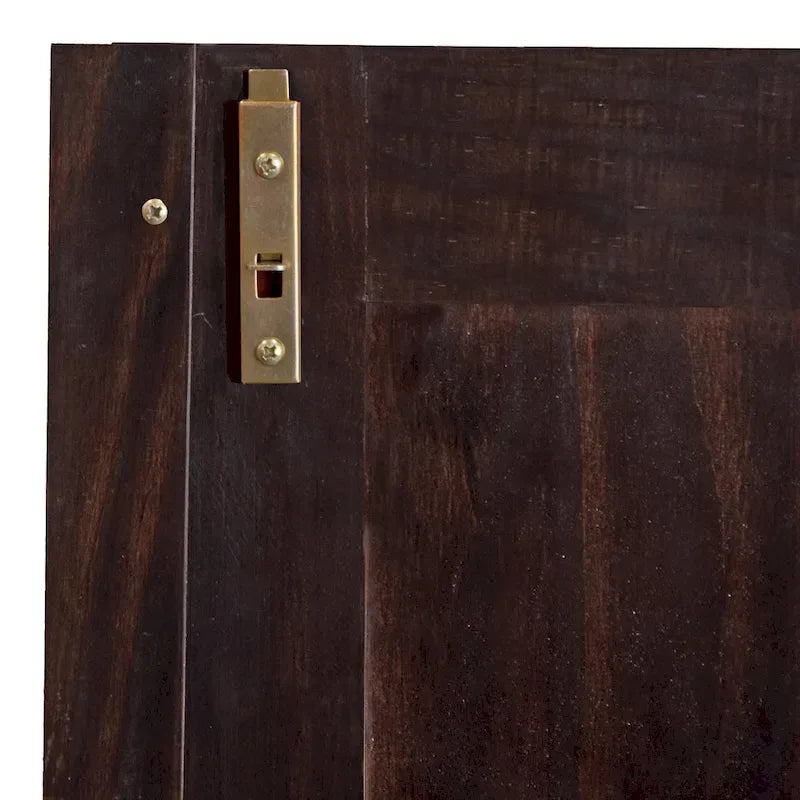 Grande armoire en bois massif à 100 %