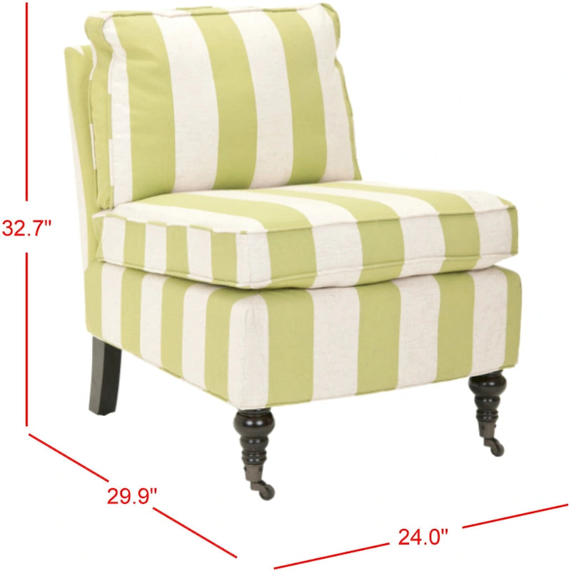 Fauteuil club sans accoudoirs Brianne - 24Lx30Px33H