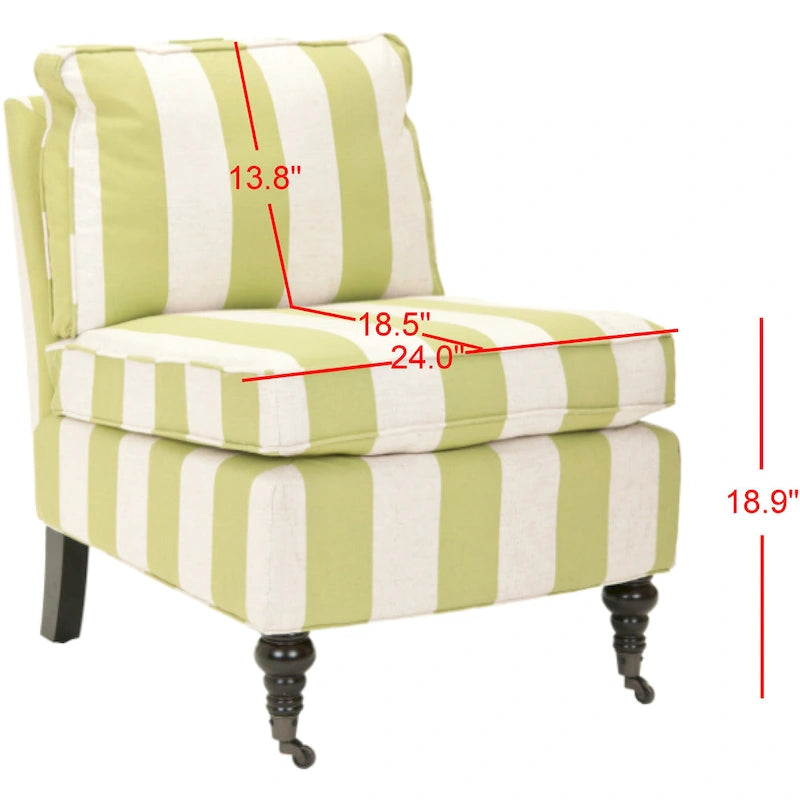 Fauteuil club sans accoudoirs Brianne - 24Lx30Px33H