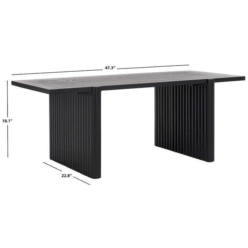 Table basse rectangulaire Assel - 47 L x 23 P x 18 H - 47Lx23Px18H