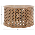 Table basse ronde Pere - 28 L x 28 P x 16 H - 28Lx28Px16H