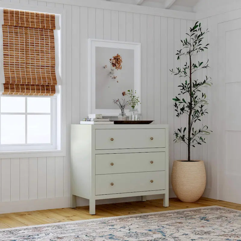 Commode en bois 3 tiroirs Nora