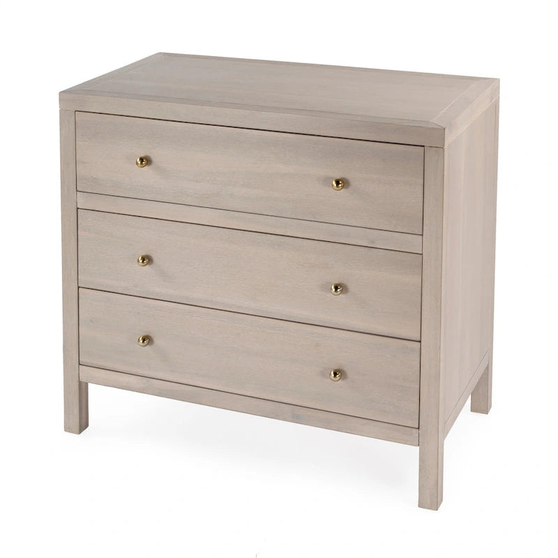 Commode en bois 3 tiroirs Nora