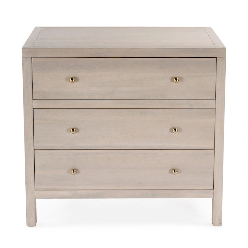 Commode en bois 3 tiroirs Nora