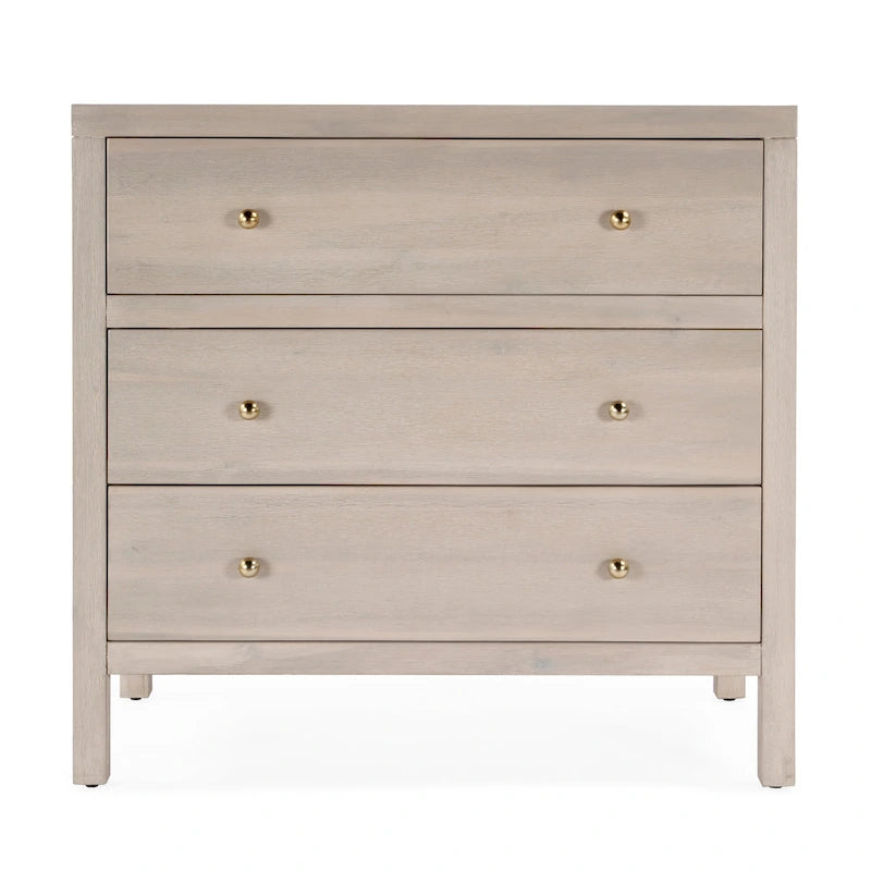 Commode en bois 3 tiroirs Nora
