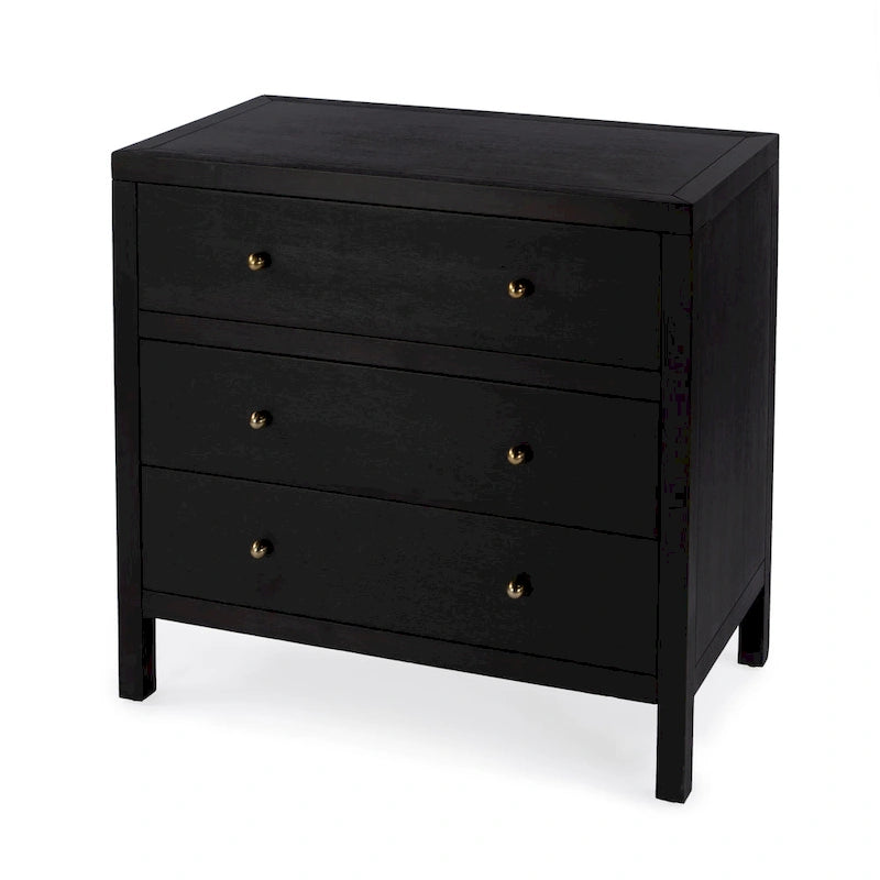 Commode en bois 3 tiroirs Nora