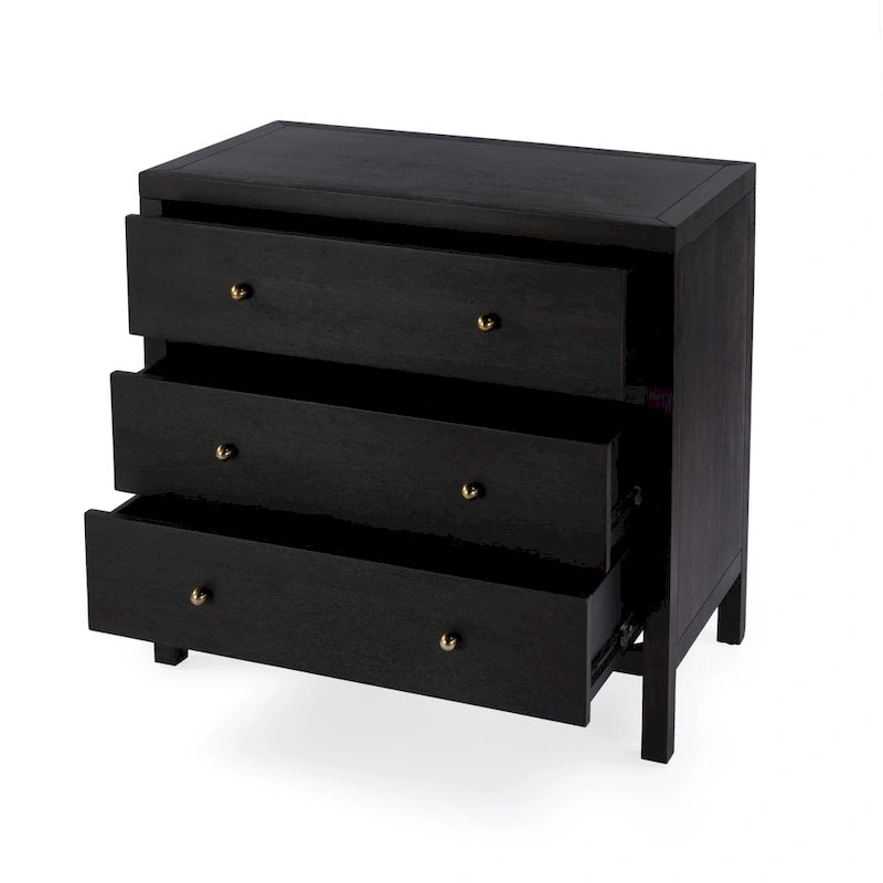Commode en bois 3 tiroirs Nora