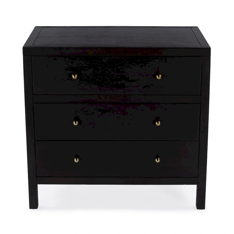 Commode en bois 3 tiroirs Nora