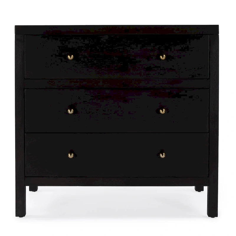 Commode en bois 3 tiroirs Nora