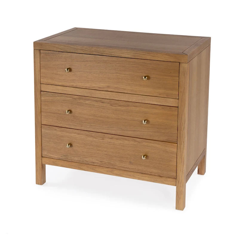 Commode en bois 3 tiroirs Nora