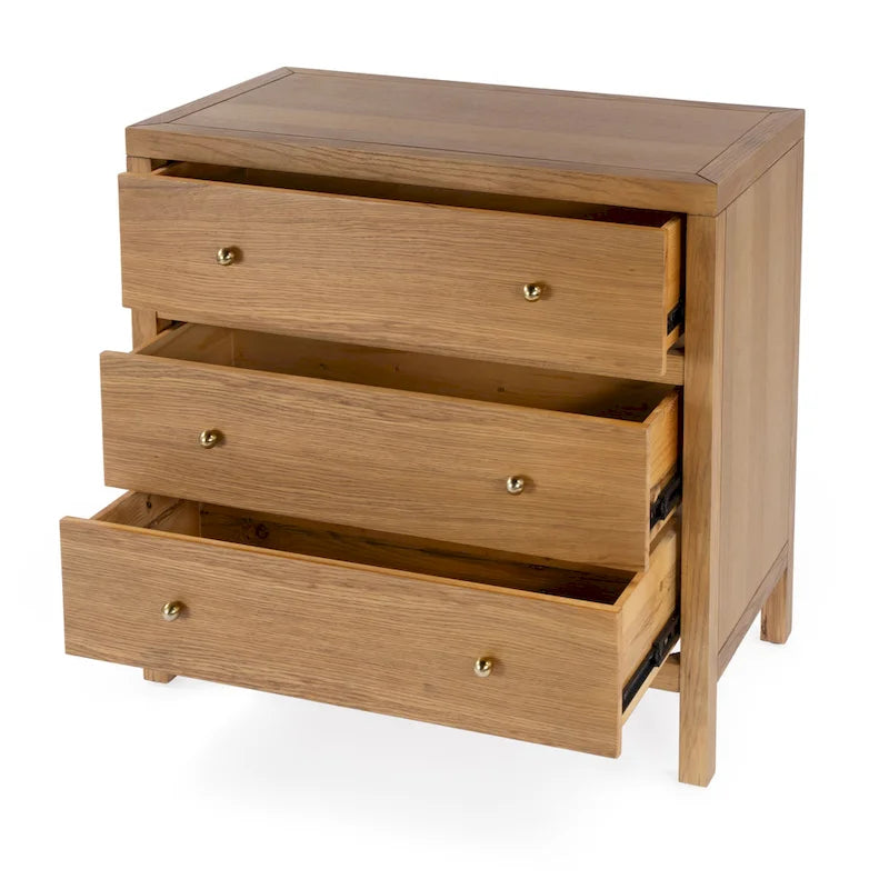 Commode en bois 3 tiroirs Nora
