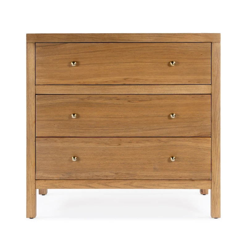 Commode en bois 3 tiroirs Nora