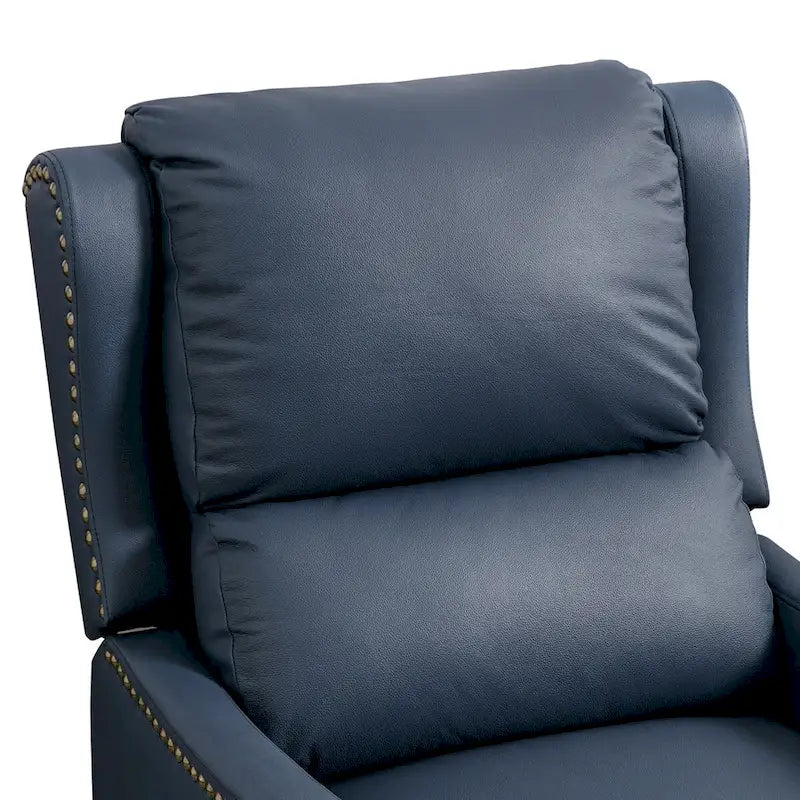 Fauteuil Inclinable en Cuir Véritable Chaises Confortables pour Salon
