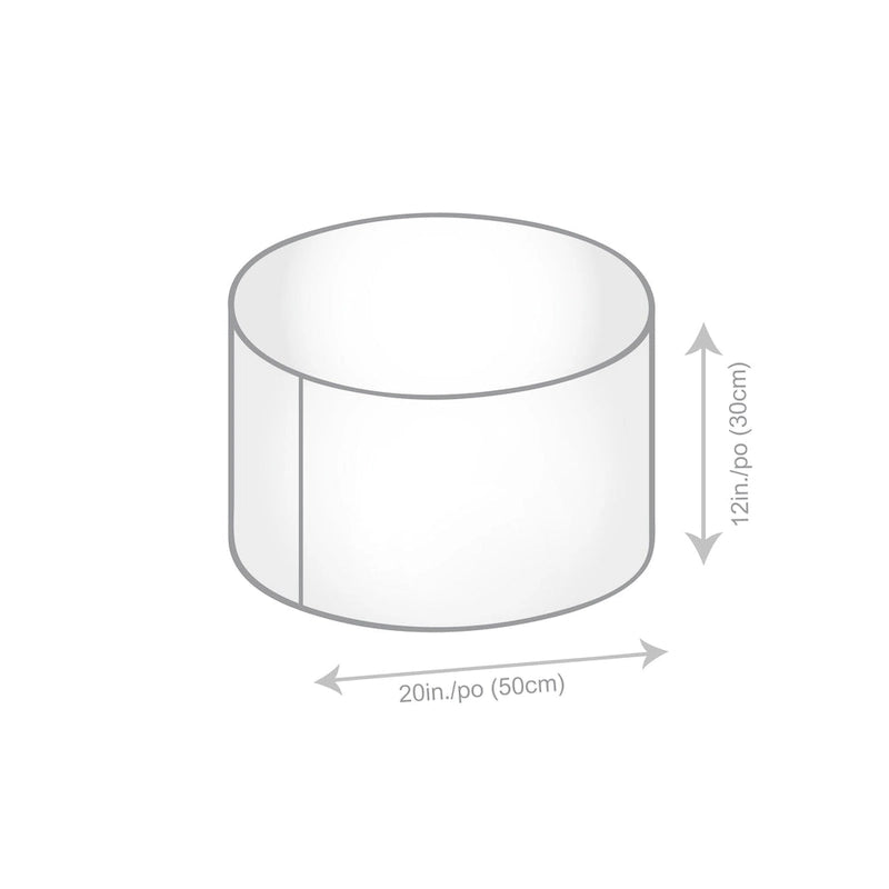 Pouf ottoman d'intérieur/extérieur Soleil